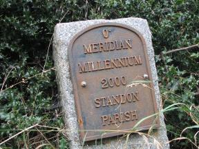 Greenwich Meridian Marker; England; Hertfordshire; Nr Puckeridge